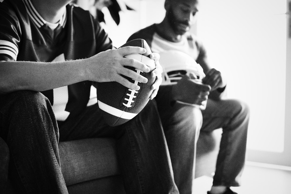 Football On Couch